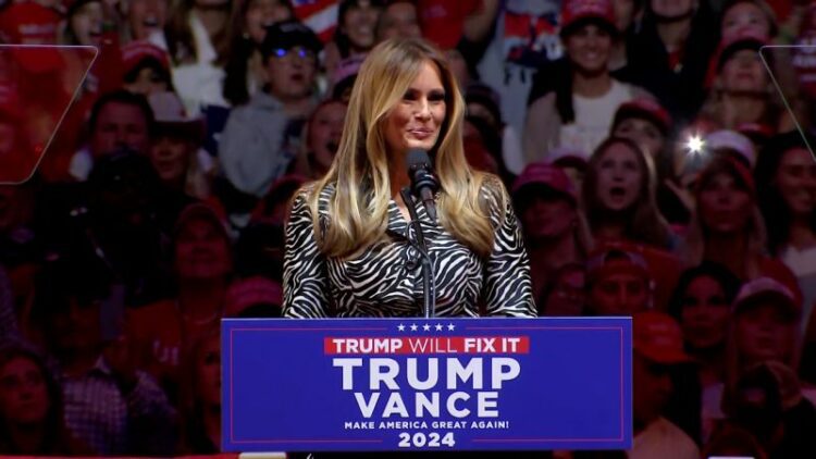 Video: Melania Trump speaks at husband’s Madison Square Garden rally