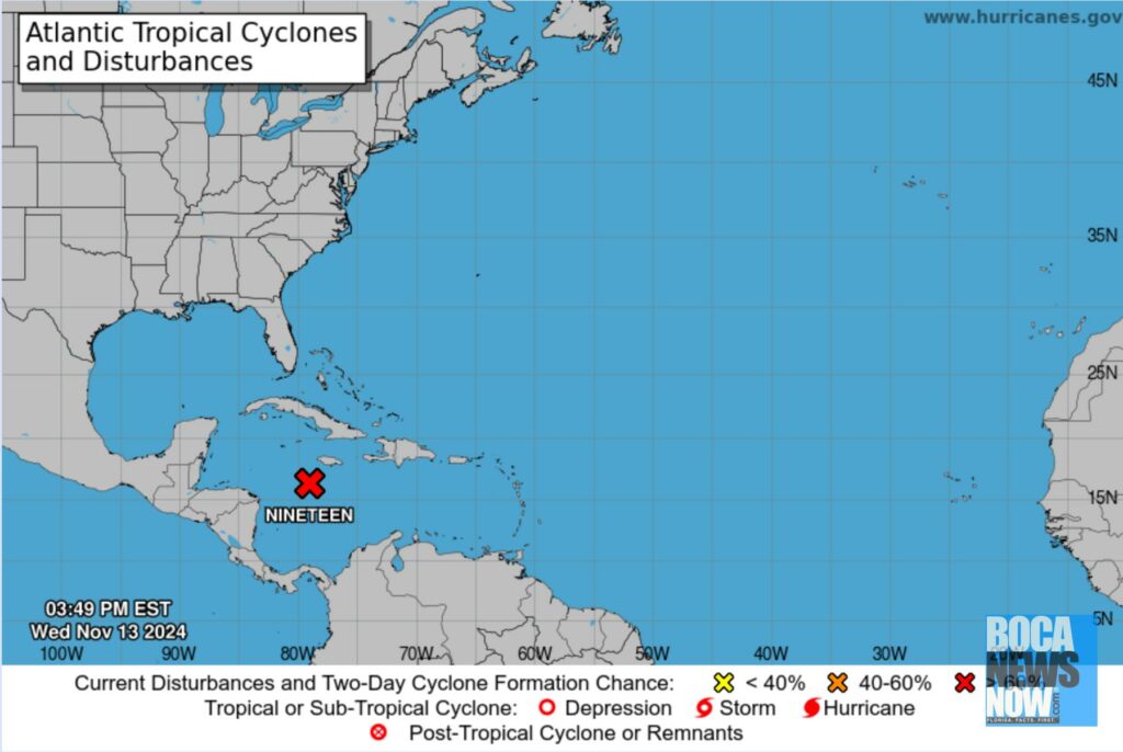 HEY NINETEEN! National Hurricane Center Goes Steely Dan As Tropical Disturbance Forms