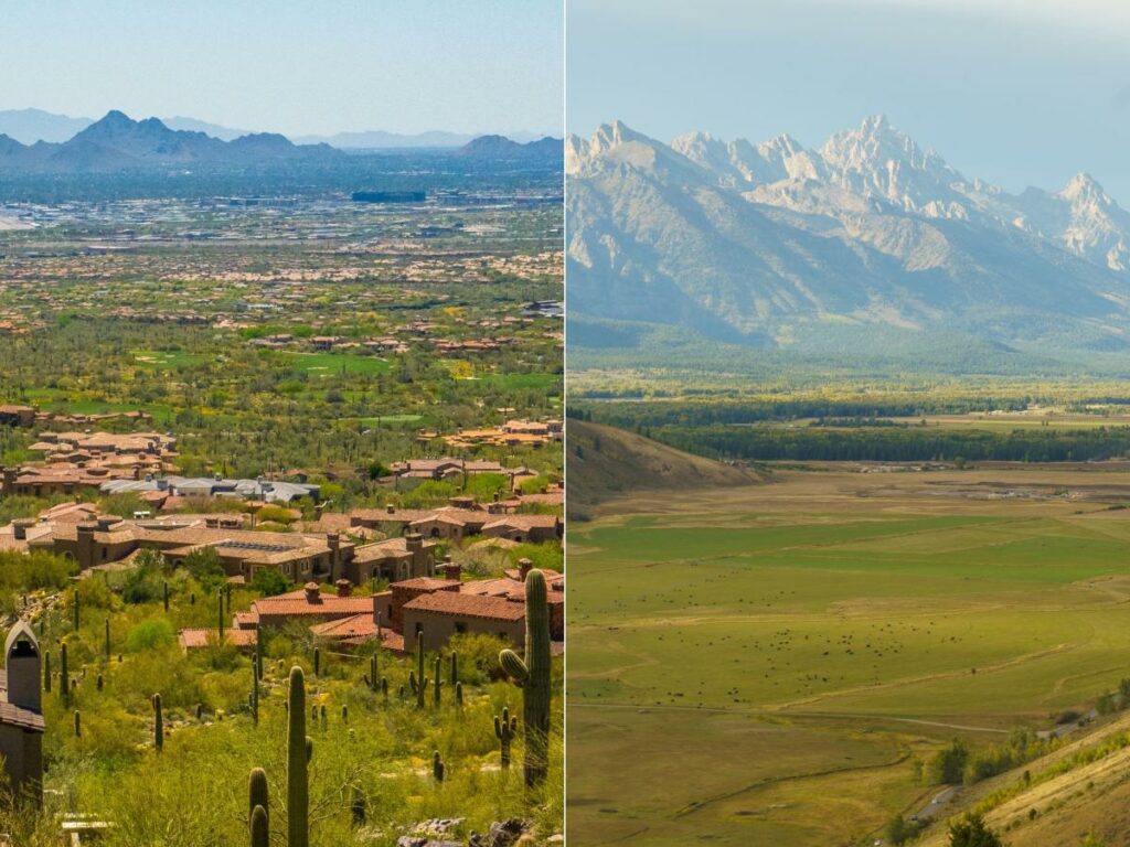 Wealthy Americans are buying homes in Scottsdale and Jackson Hole. I visited both and thought one felt more livable.