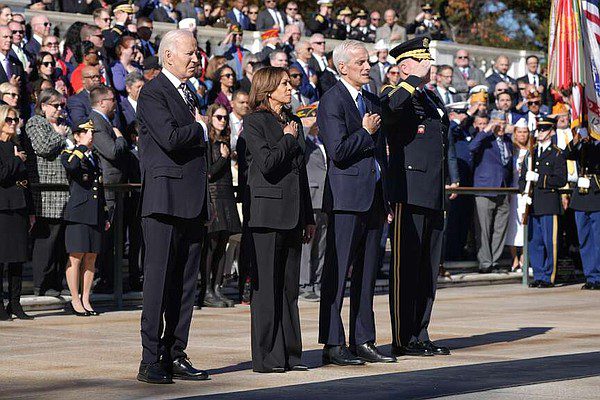 Biden, Harris honor US veterans | The Arkansas Democrat-Gazette