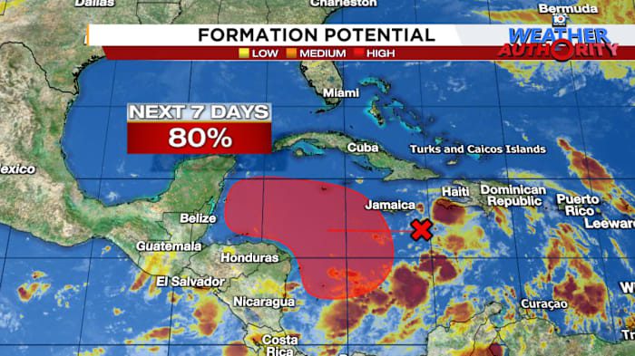 Odds of late season tropical threat growing