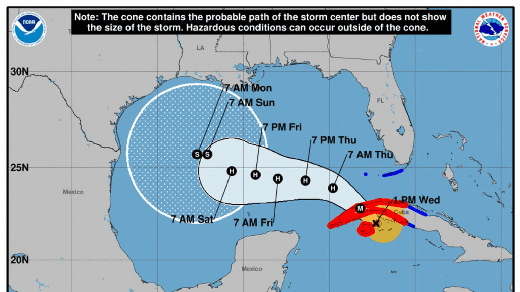 See latest path, spaghetti models for storm