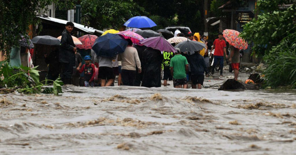 Tropical Storm Sara pounds Central America and leaves at least 1 dead after torrential rain