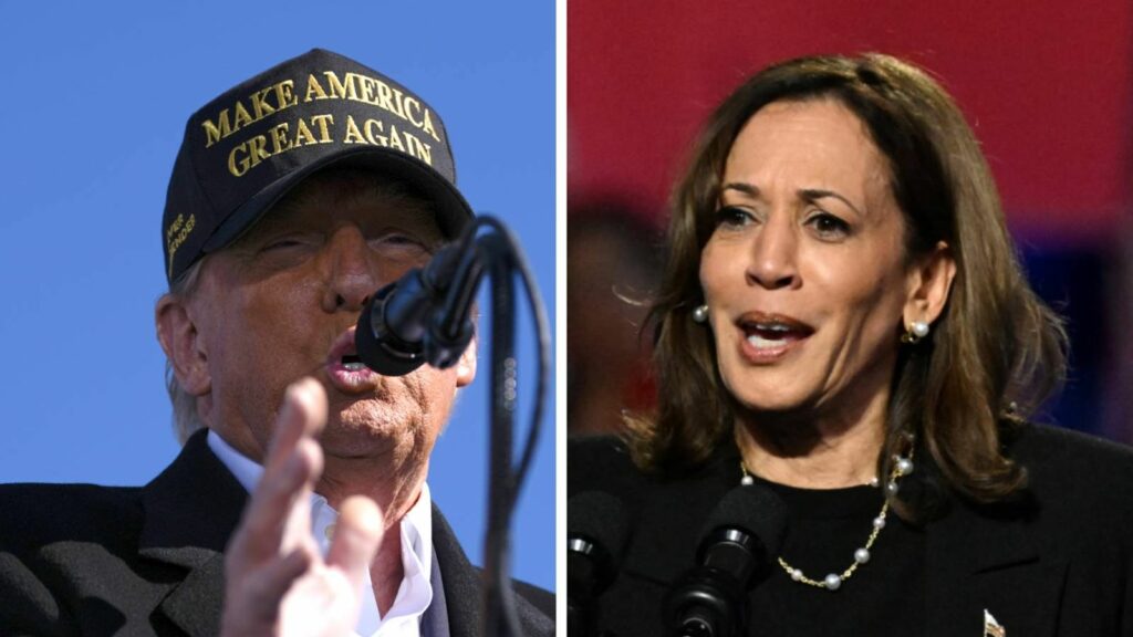 US election latest: Shock poll puts Harris ahead in ruby red state; Biden says Trump is someone 'you'd like to smack in the ass' | US News