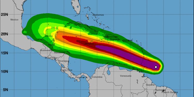 Unprecedented early season Hurricane Beryl set to hit Windward Islands: yachts evacuate