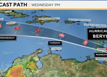 #HurricaneBeryl: Hurricane Watch issued for Jamaica