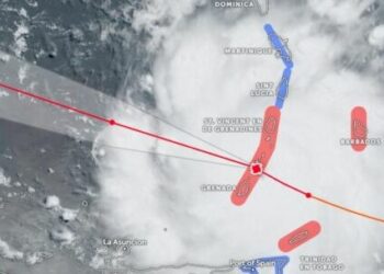 Update: Hurricane Beryl's path slightly north of expected