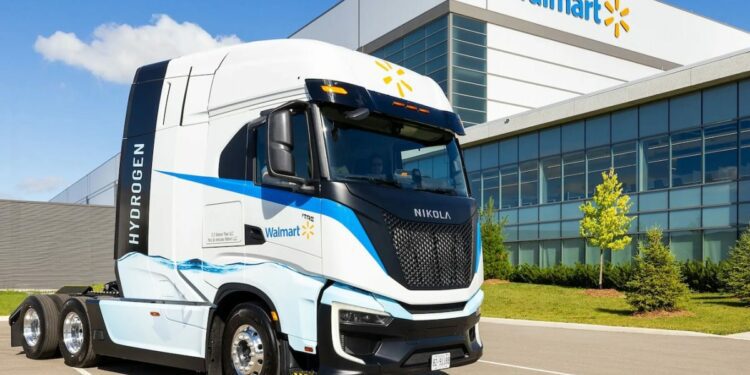 Walmart first retailer in North America to deploy hydrogen semi
