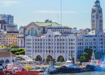 The Port In Montevideo, Uruguay, South America