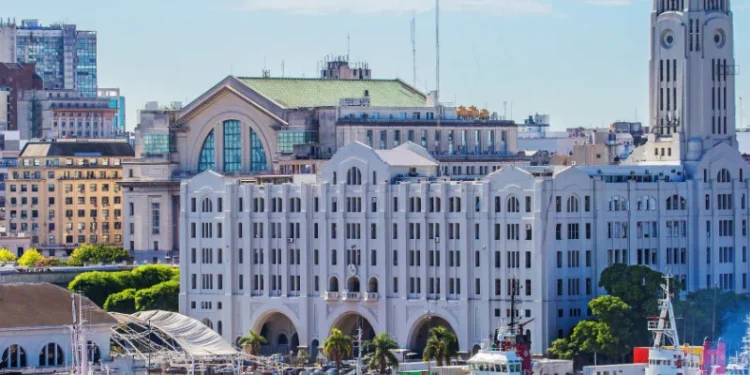 The Port In Montevideo, Uruguay, South America