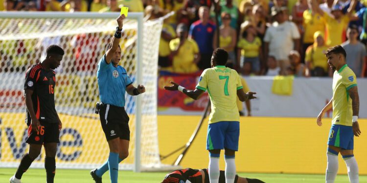 Vinicius Junior suspended for Brazil’s Copa America quarterfinal vs Uruguay