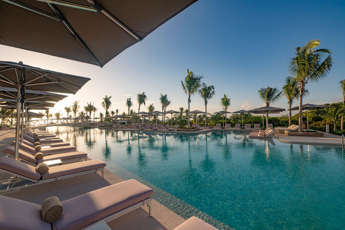 Pool area at ATELIER Playa Mujeres