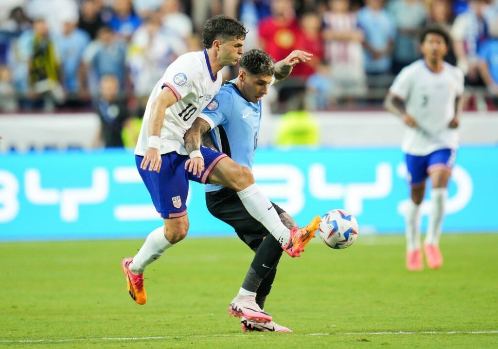 U.S. falls to Uruguay, eliminated from Copa America