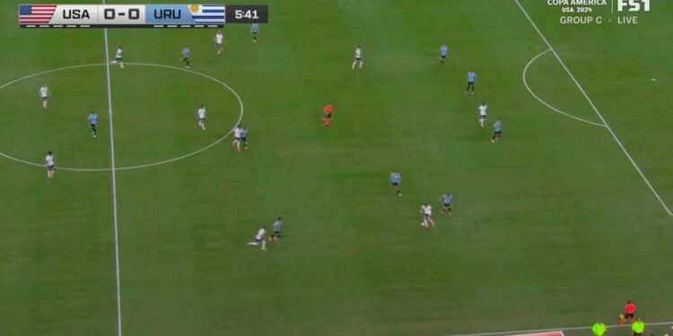 Fans slam 'borderline unwatchable' coverage of USA's vital Copa America clash with Uruguay