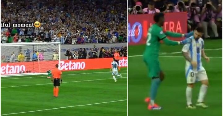 Ecuador Goalkeeper's Reaction to Lionel Messi's Missed Penalty at Copa America