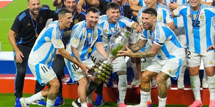 Argentina clinch record Copa America title in match marred by crowd violence