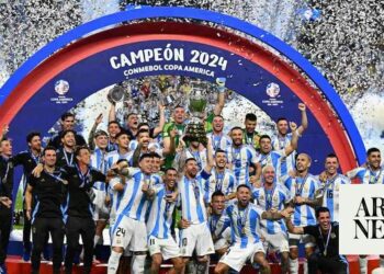 Argentina defeat Colombia 1-0 to win record 16th Copa America - Arab News