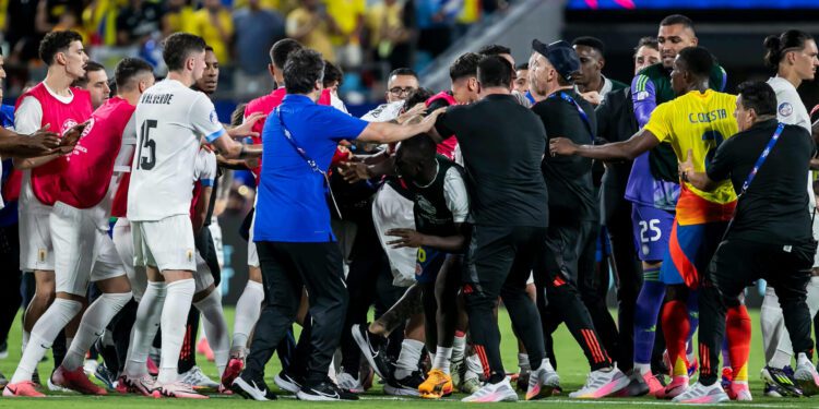 How Uruguay vs Colombia descended into chaos – and the questions raised by the ugly scenes
