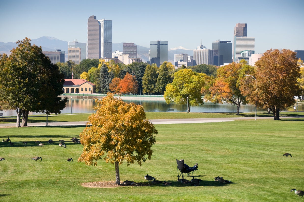 Denver City Park is the largest of 200 in the metropolis (Getty)