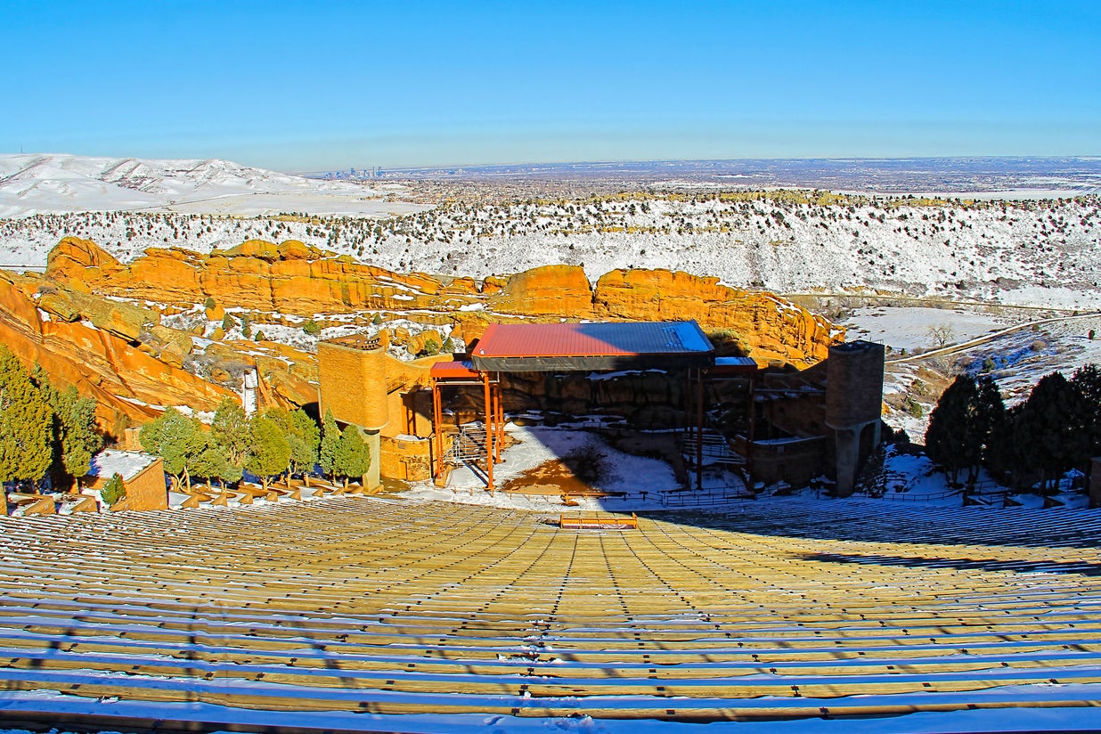 Red Rocks amphitheatre is a top outdoor concert venue (Getty/iStockphoto)