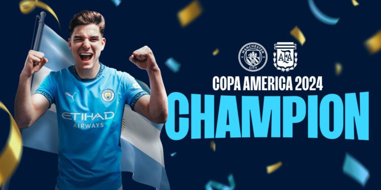 Alvarez wins Copa America with Argentina