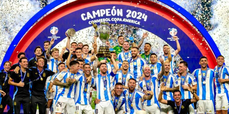 Argentina defeats Colombia to win consecutive Copa America titles