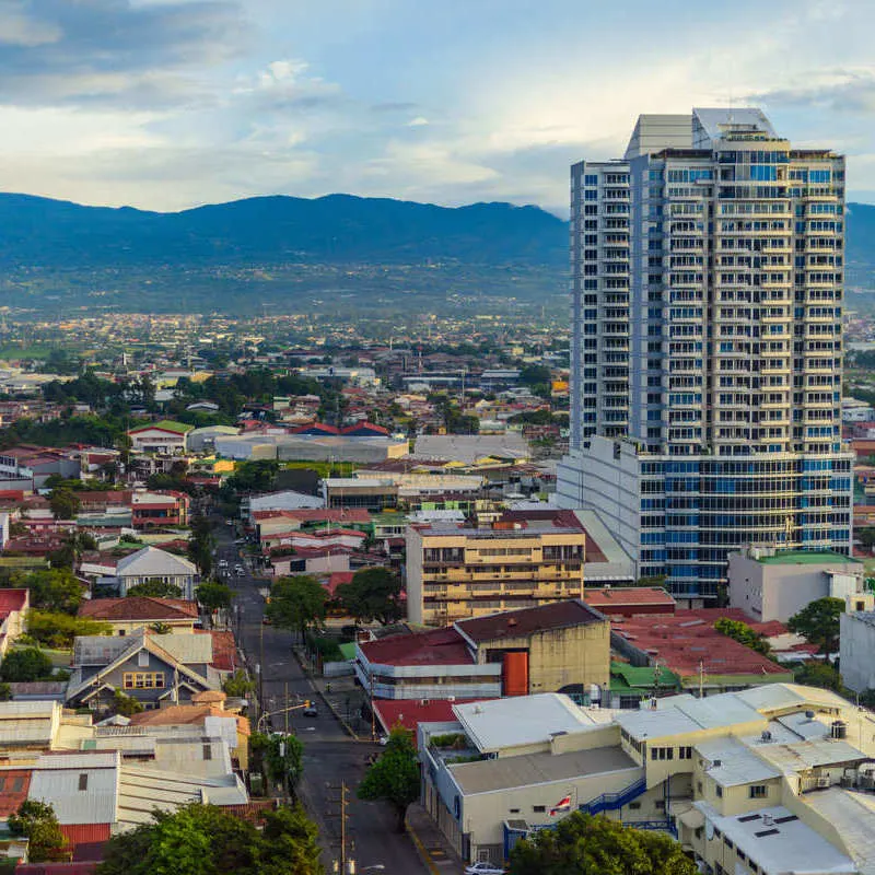 San Jose Cityscape, Capital Of Costa Rica, Central America