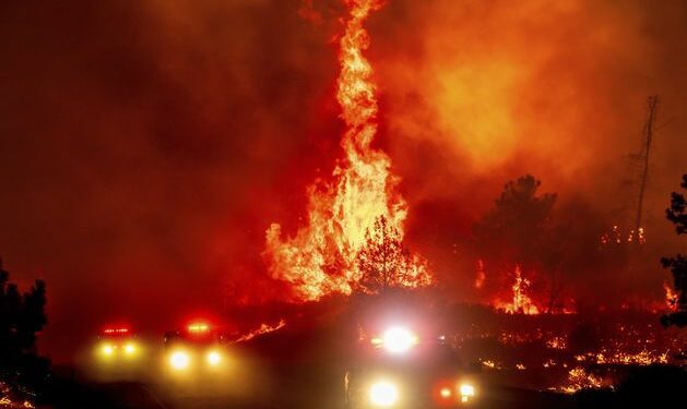 California’s largest wildfire grows in size as fires rage across US west