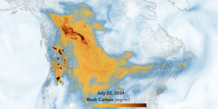 Smoke from Hundreds of Wildfires Darkens Skies Over Canada and the U.S.