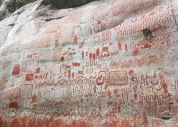 Rock Art Shows Early Humans In South America's Contact With New World's Animals