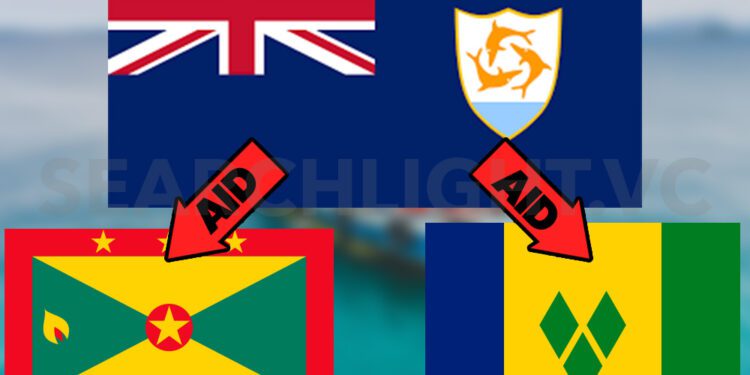 Anguilla providing aid to Grenada and SVG