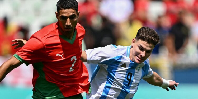 Argentina 0-0 Morocco - Olympic football: Live score, team news and updates as Julian Alvarez starts following - Daily Mail