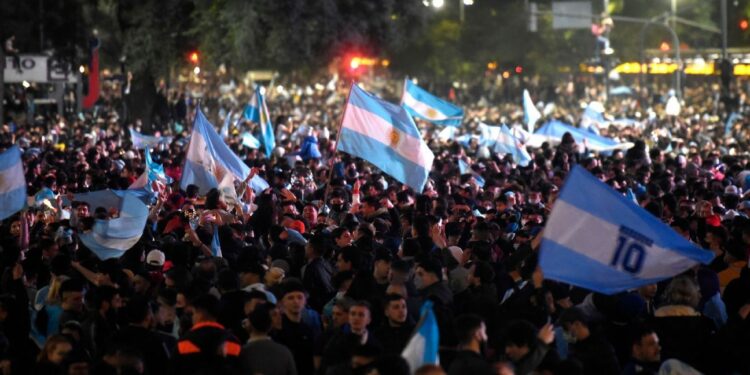 Argentina celebrate Copa América win without Lionel Messi