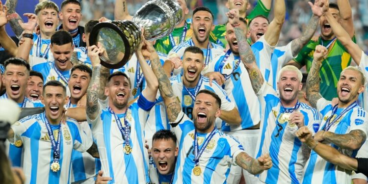 Argentina emulate Spain with three consecutive major titles – Firstpost