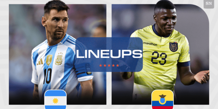 Argentina Ecuador Lionel Messi Moises Caicedo Quarterfinal 070224
