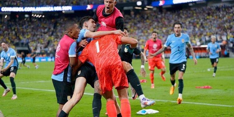 Bielsa's Uruguay knocks Brazil out of Copa America