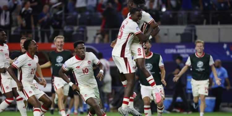 Canada survives penalty shootout against Venezuela to make surprise Copa América semifinals