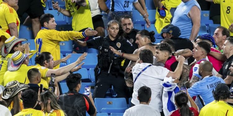 Colombia advances to Copa América final as tempers flare post-match
