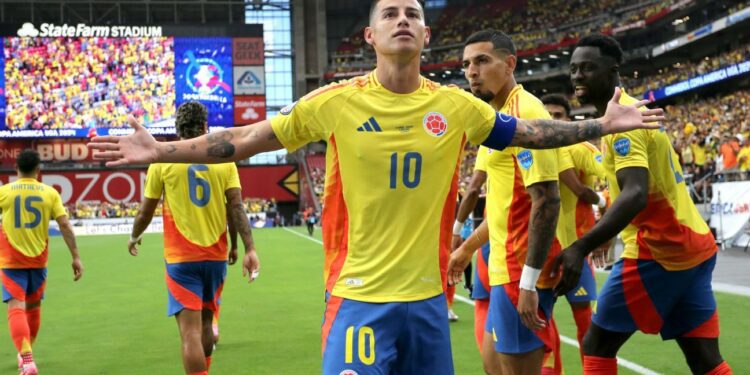 Colombia's James Rodriguez inspirational as ever in Copa América