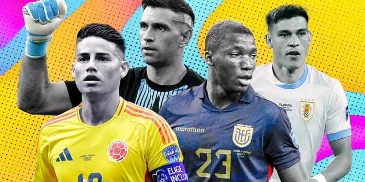 Copa América 2024 best XI: James Rodríguez, Luis Díaz, more