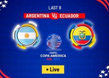Argentina vs Ecuador, Copa America quarterfinals