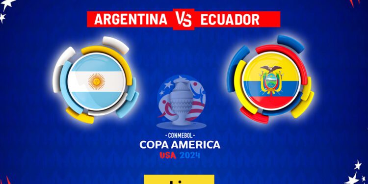 Argentina vs Ecuador, Copa America quarterfinals