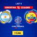Argentina vs Ecuador, Copa America quarterfinals