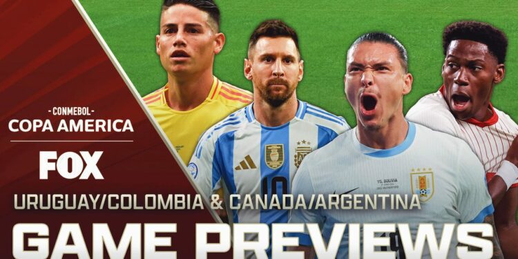 Copa América: Argentina vs. Canada & Uruguay vs. Colombia previews