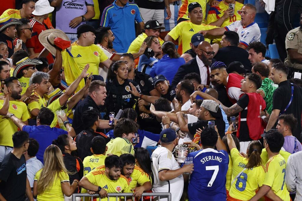 Copa America: Uruguay players defend decision to enter crowd to protect families amid brawl