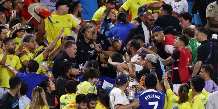 Copa America: Uruguay players defend decision to enter crowd to protect families amid brawl