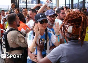 Copa America final: Chaotic scenes as 'party almost became a tragedy'