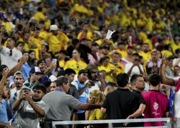Darwin Núñez, Uruguay teammates enter stands as fans fight after Copa America loss to Colombia