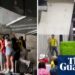Fans climb through vents to get into Copa América final – video | Copa América
