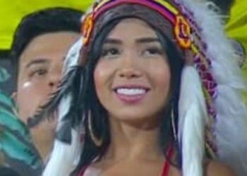 Fans ready to 'give up sleeping' to watch Copa America after glamorous Colombia supporter in bold outfit goes viral